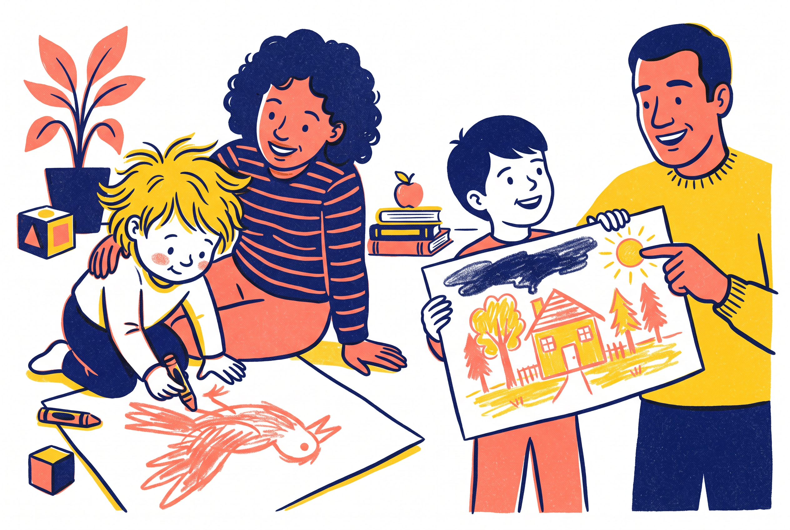 What Colors in Kids Drawings Mean: Guide for Ages 2-8