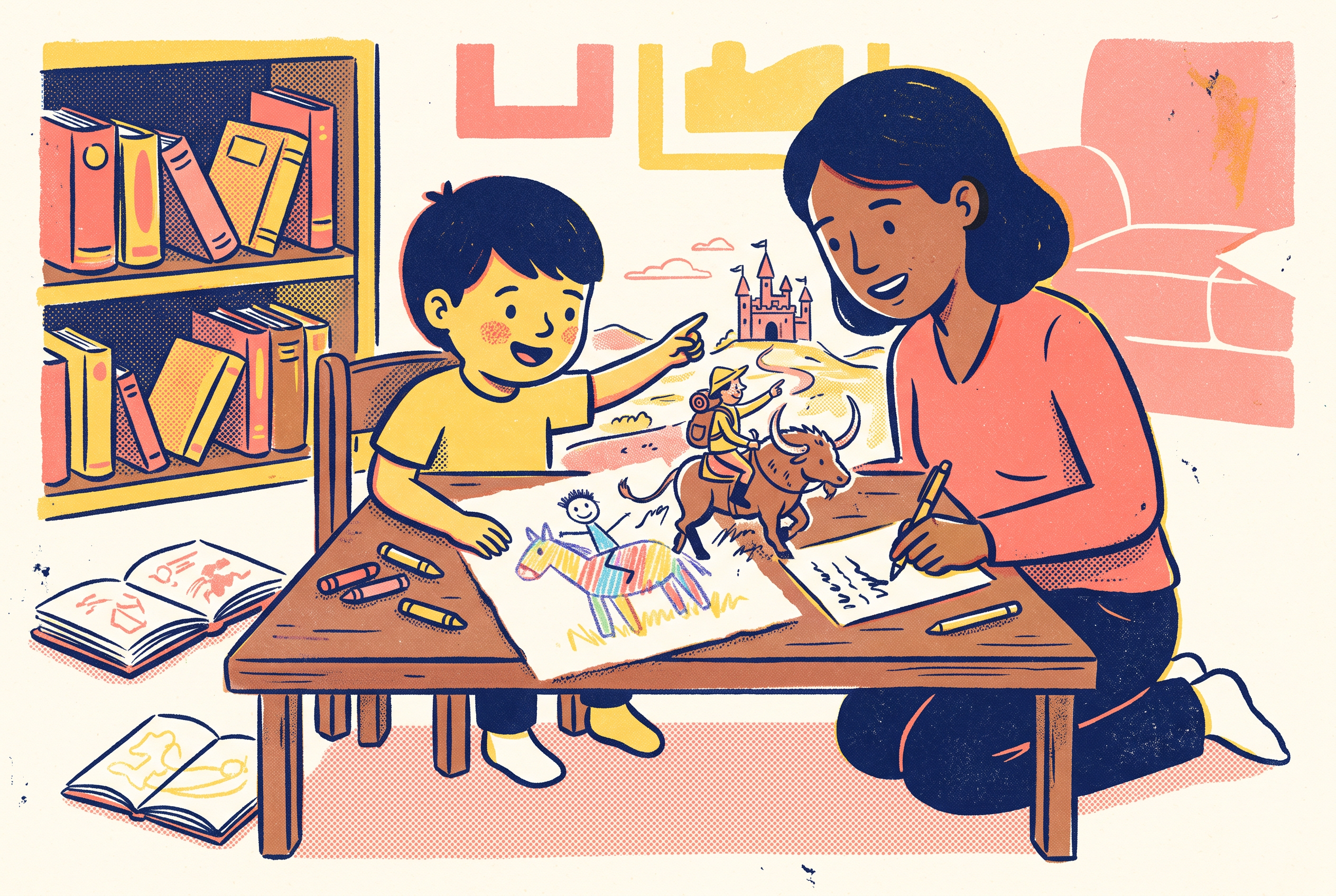 Turn Your Child's Drawing Into a Story: Ages 2-8 Guide
