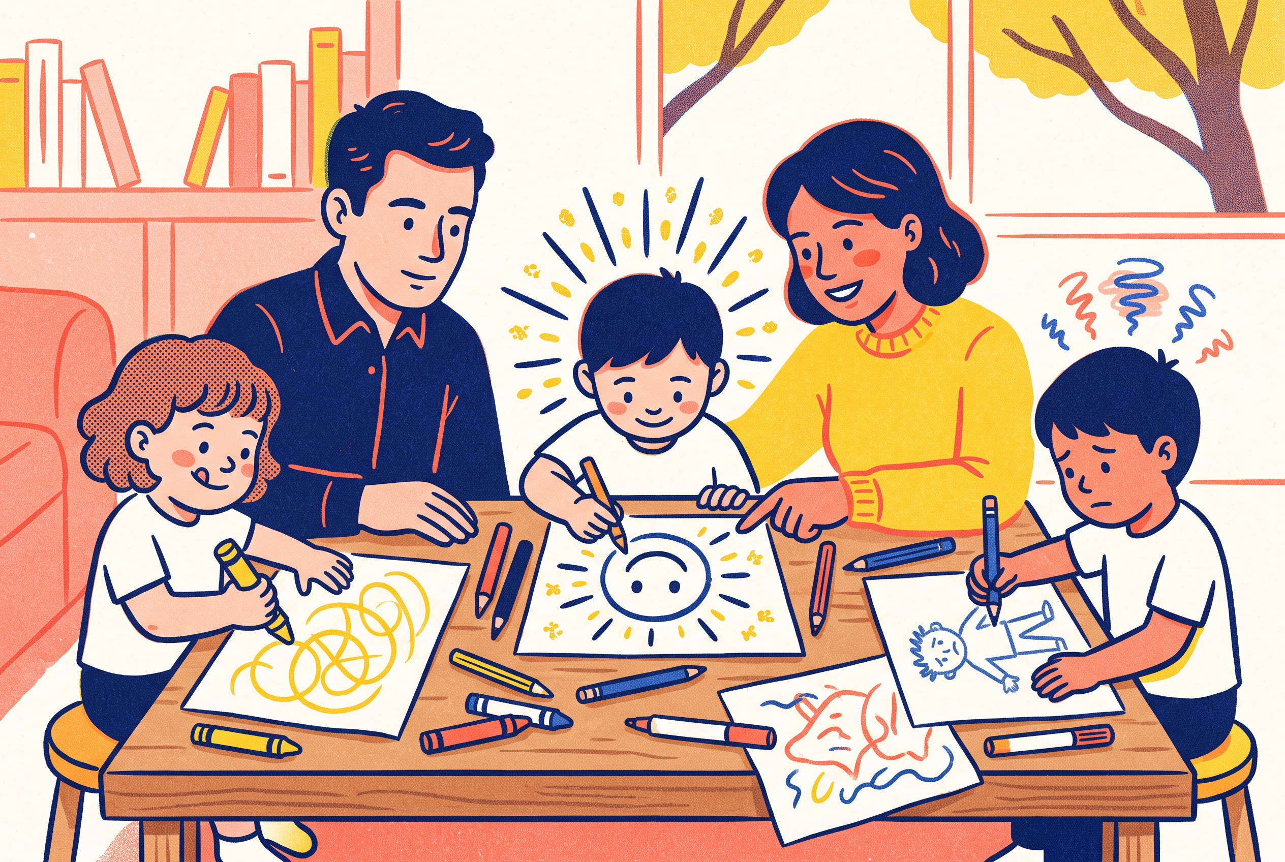 Feelings Drawing Activity for Kids: Draw Your Emotions