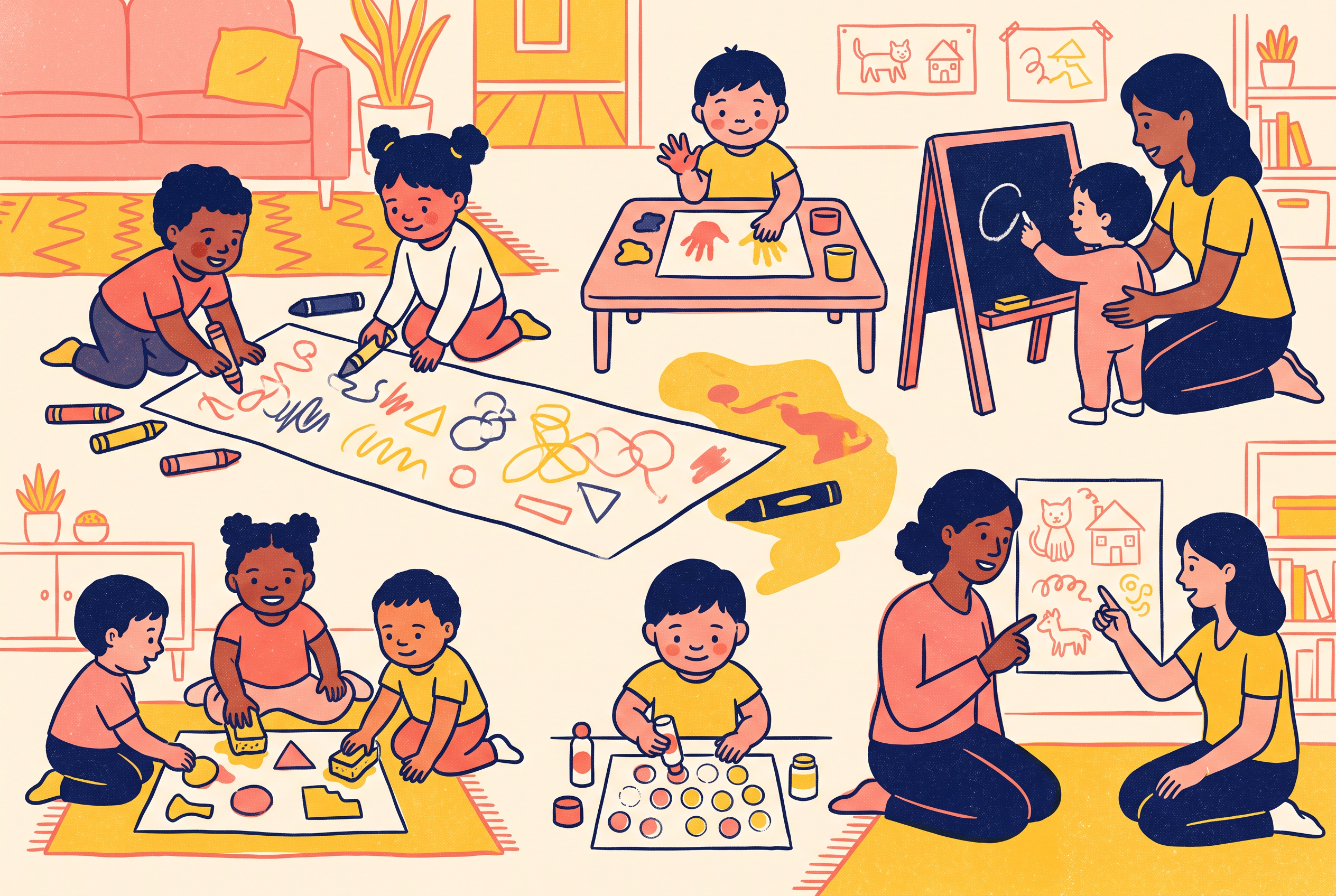 Drawing Activities for Toddlers: 12 Easy Ideas for Ages 2-3