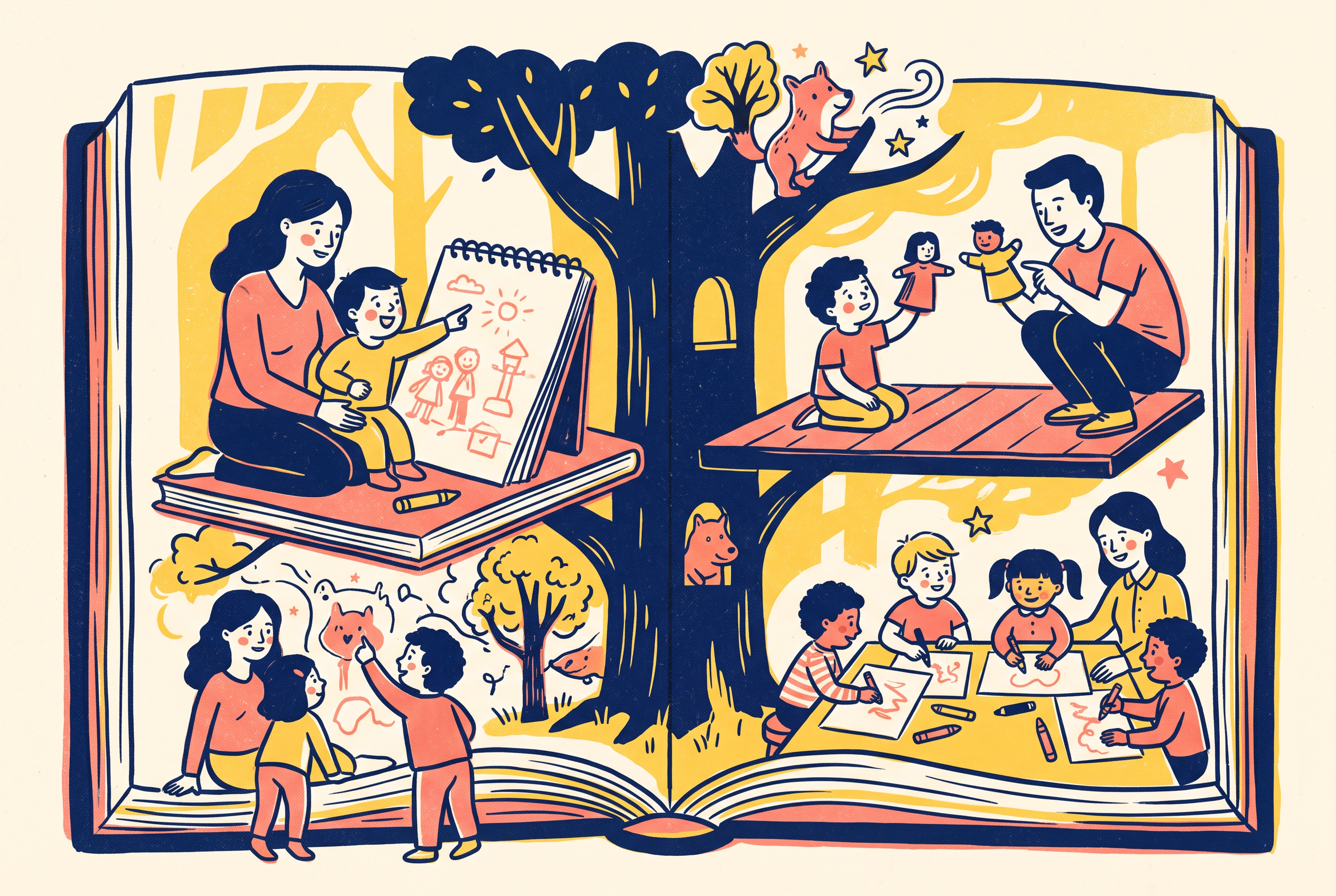 Storytelling Activities for Preschool: 10 Drawing Ideas