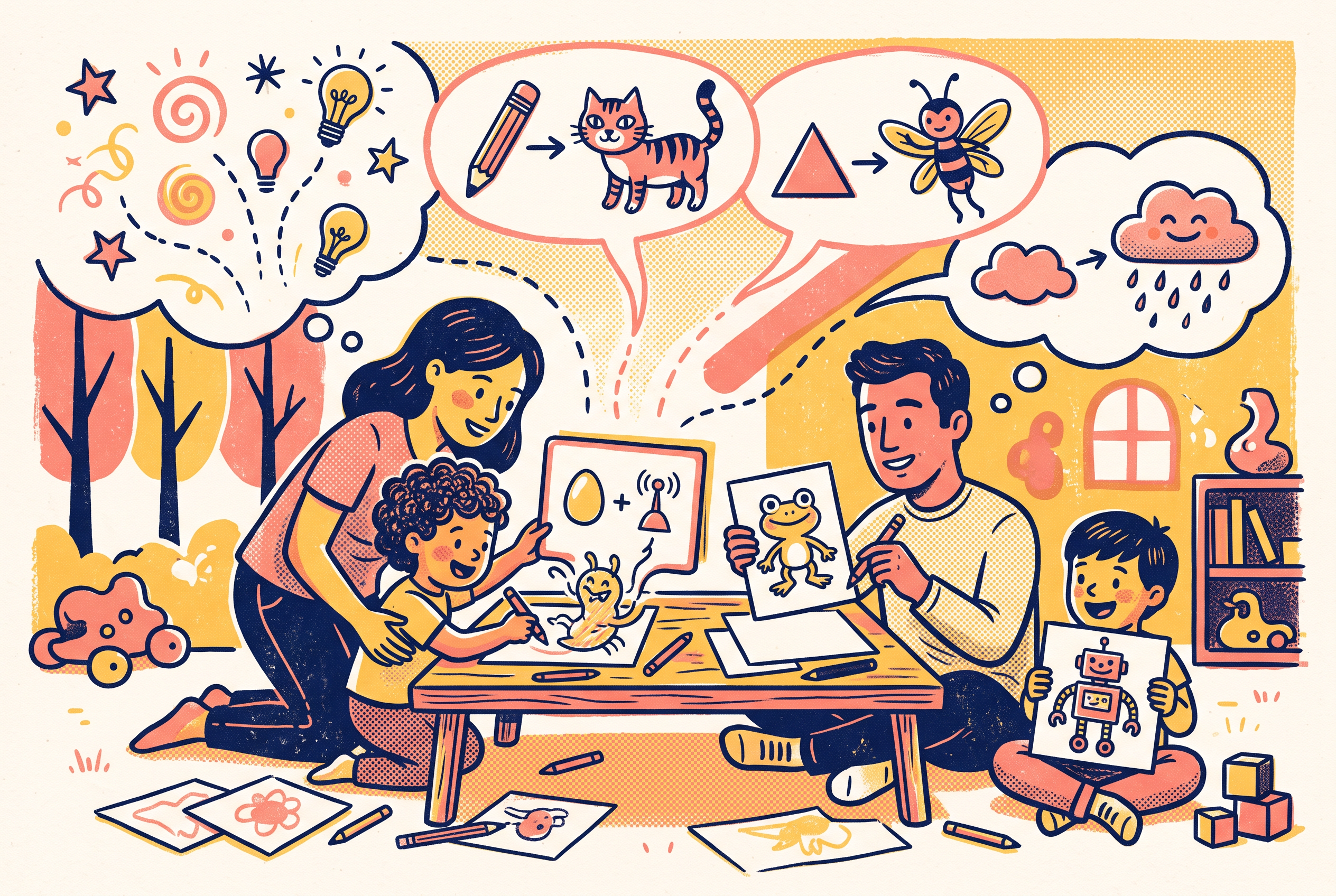 Drawing Prompts for Kids: 40 Ideas That Turn Into Characters